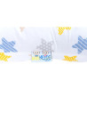 BN-BN227,BabyNeeds - Perna 3 in 1 pentru gravide si bebelusi Soft, Cu husa din bumbac, Stelute multicolore