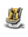 BN-LO-BASTIAAN_ONE_YELLOW_MUSTARD,Lionelo - Scaun auto Bastiaan One Pozitie de somn, Protectie laterala, Rotire 360 grade, Top T