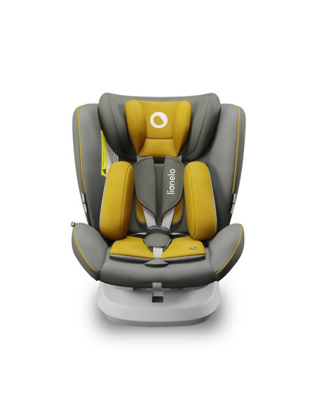 BN-LO-BASTIAAN_ONE_YELLOW_MUSTARD,Lionelo - Scaun auto Bastiaan One Pozitie de somn, Protectie laterala, Rotire 360 grade, Top T