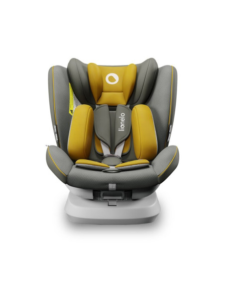 BN-LO-BASTIAAN_ONE_YELLOW_MUSTARD,Lionelo - Scaun auto Bastiaan One Pozitie de somn, Protectie laterala, Rotire 360 grade, Top T