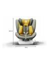 BN-LO-BASTIAAN_ONE_YELLOW_MUSTARD,Lionelo - Scaun auto Bastiaan One Pozitie de somn, Protectie laterala, Rotire 360 grade, Top T