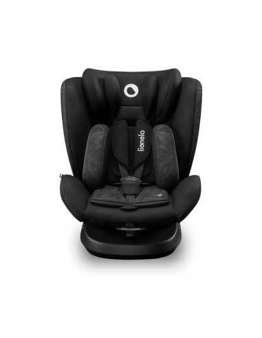 BN-LO-BASTIAAN_ONE_BLACK_ONYX,Lionelo - Scaun auto Bastiaan One Pozitie de somn, Protectie laterala, Rotire 360 grade, Top Tethe