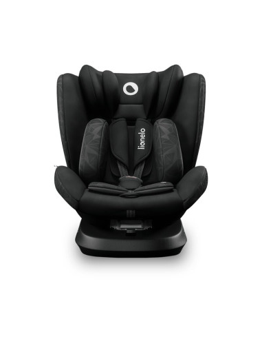 BN-LO-BASTIAAN_ONE_BLACK_ONYX,Lionelo - Scaun auto Bastiaan One Pozitie de somn, Protectie laterala, Rotire 360 grade, Top Tethe