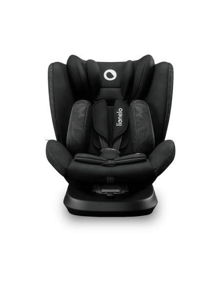 BN-LO-BASTIAAN_ONE_BLACK_ONYX,Lionelo - Scaun auto Bastiaan One Pozitie de somn, Protectie laterala, Rotire 360 grade, Top Tethe