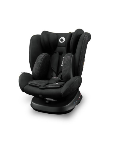 BN-LO-BASTIAAN_ONE_BLACK_ONYX,Lionelo - Scaun auto Bastiaan One Pozitie de somn, Protectie laterala, Rotire 360 grade, Top Tethe