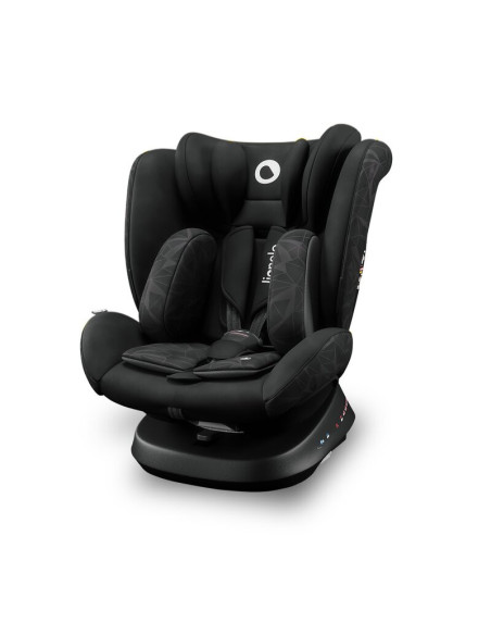 BN-LO-BASTIAAN_ONE_BLACK_ONYX,Lionelo - Scaun auto Bastiaan One Pozitie de somn, Protectie laterala, Rotire 360 grade, Top Tethe