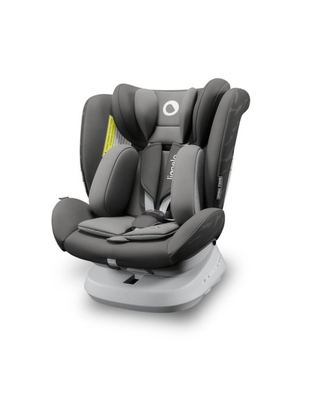 BN-LO-BASTIAAN_ONE_GREY_GRAPHITE,Lionelo - Scaun auto Bastiaan One Pozitie de somn, Protectie laterala, Rotire 360 grade, Top Te