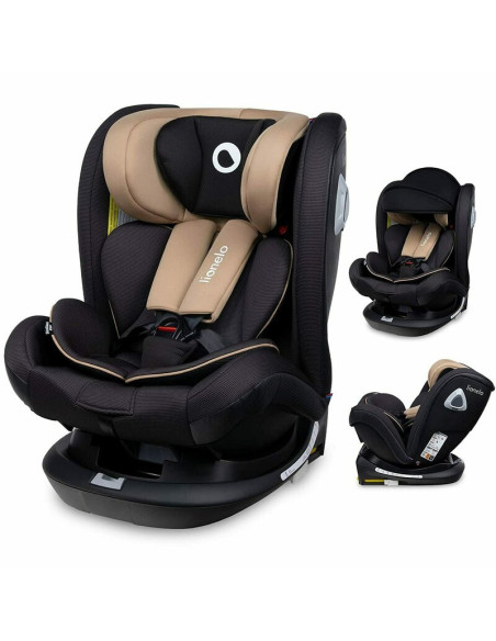 BN-LO-BASTIAAN_RWF_BEIGE_LATTE,Lionelo - Scaun auto Bastiaan RWF Pozitie de somn, Protectie laterala, Rotire 360 grade, 0-36 Kg,