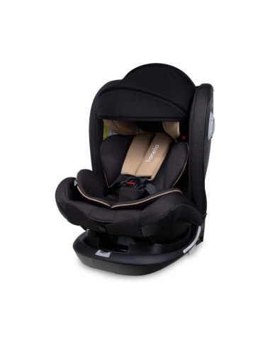 BN-LO-BASTIAAN_RWF_BEIGE_LATTE,Lionelo - Scaun auto Bastiaan RWF Pozitie de somn, Protectie laterala, Rotire 360 grade, 0-36 Kg,