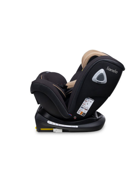 BN-LO-BASTIAAN_RWF_BEIGE_LATTE,Lionelo - Scaun auto Bastiaan RWF Pozitie de somn, Protectie laterala, Rotire 360 grade, 0-36 Kg,