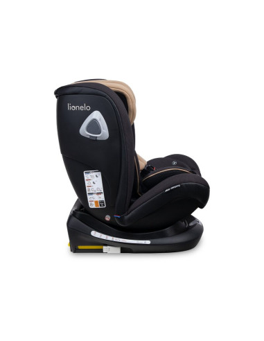 BN-LO-BASTIAAN_RWF_BEIGE_LATTE,Lionelo - Scaun auto Bastiaan RWF Pozitie de somn, Protectie laterala, Rotire 360 grade, 0-36 Kg,