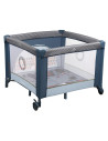BN-LO-SOFIE_BLUE_NAVY,Lionelo - Tarc de joaca Lene, Cu roti, Cu intrare laterala cu fermoar, 100 x 100 cm, Conform cu standardul