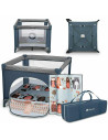 BN-LO-SOFIE_BLUE_NAVY,Lionelo - Tarc de joaca Lene, Cu roti, Cu intrare laterala cu fermoar, 100 x 100 cm, Conform cu standardul