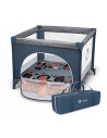 BN-LO-SOFIE_BLUE_NAVY,Lionelo - Tarc de joaca Lene, Cu roti, Cu intrare laterala cu fermoar, 100 x 100 cm, Conform cu standardul