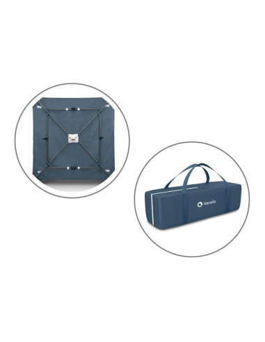 BN-LO-SOFIE_BLUE_NAVY,Lionelo - Tarc de joaca Lene, Cu roti, Cu intrare laterala cu fermoar, 100 x 100 cm, Conform cu standardul