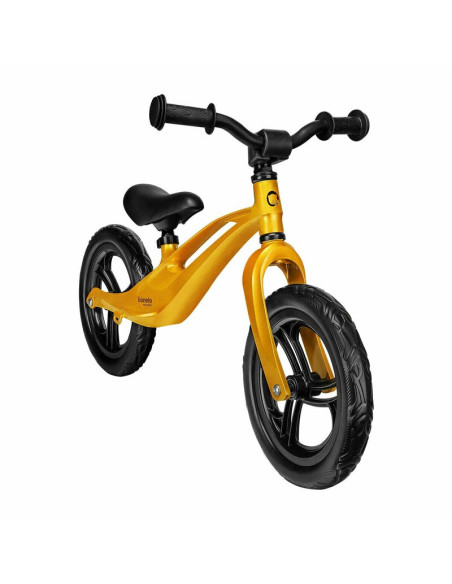 BN-LOE-BART_GOLDIE,Lionelo - Bicicleta usoara Bart, Fara pedale, Cu cadru din magneziu, Cu ghidon si sa reglabile, Greutate 3 Kg