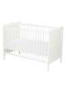 BN-6426972005487,Qmini - Patut din lemn Julia 120x60 cm, multifunctional, Cu sina speciala pentru dentitie, EN716-1, EN716-2, Al