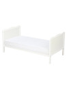 BN-6426972005487,Qmini - Patut din lemn Julia 120x60 cm, multifunctional, Cu sina speciala pentru dentitie, EN716-1, EN716-2, Al