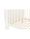 BN-6426972005487,Qmini - Patut din lemn Julia 120x60 cm, multifunctional, Cu sina speciala pentru dentitie, EN716-1, EN716-2, Al