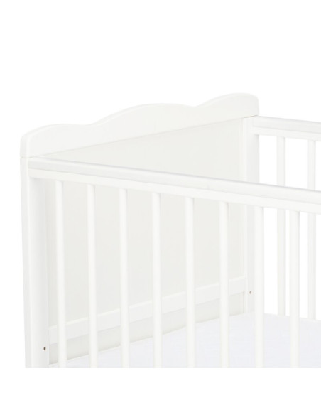 BN-QM_JUL10CM02AL,Qmini - Patut din lemn Julia 120x60 cm, multifunctional, cu sertar, Cu sina speciala pentru dentitie,EN716-1, 