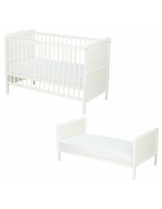 BN-QM_JUL12CM01AL,Qmini - Patut din lemn Julia 120x60 cm, multifunctional, Cu sina speciala pentru dentitie, EN716-1, EN716-2, A 2