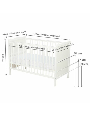 BN-QM_JUL12CM01AL,Qmini - Patut din lemn Julia 120x60 cm, multifunctional, Cu sina speciala pentru dentitie, EN716-1, EN716-2, A BN-QM_JUL12CM01AL,Qmini - Patut din lemn Julia 120x60 cm, multifunctional, Cu sina speciala pentru dentitie, EN716-1, EN716-2, A