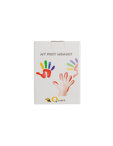 BN-6426972005678,Qmini - Kit rama foto 10x15 cm, Cu mulaj amprenta manuta si piciorus, Cu utilizare pe birou sau prindere in per