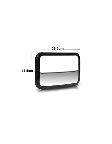 BN-6426972004268,Qmini - Oglinda Rotire 360 grade, Pentru vizualizarea Bebelusilor, Cu instalare rapida, Universala, 29.5 x 18.5