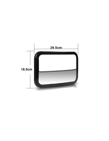 BN-6426972004268,Qmini - Oglinda Rotire 360 grade, Pentru vizualizarea Bebelusilor, Cu instalare rapida, Universala, 29.5 x 18.5