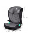 BN-LO-NEAL_GREY_STONE,Lionelo - Scaun auto Neal Stone Spatar reglabil, Baza i-size, 15-36 Kg, cu Isofix, Conform cu standardul e