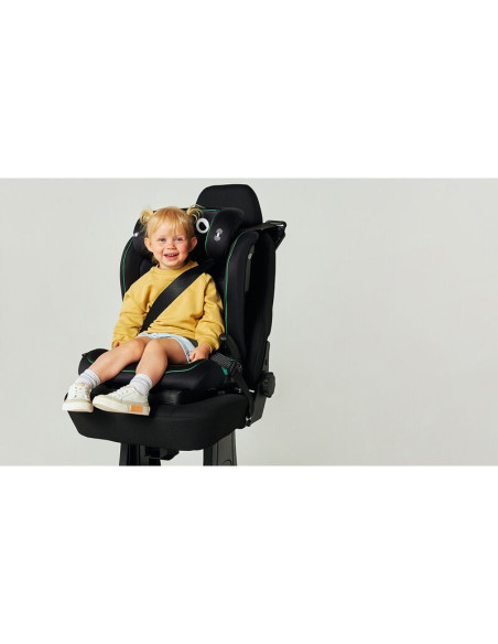 BN-LO-NEAL_GREY_STONE,Lionelo - Scaun auto Neal Stone Spatar reglabil, Baza i-size, 15-36 Kg, cu Isofix, Conform cu standardul e