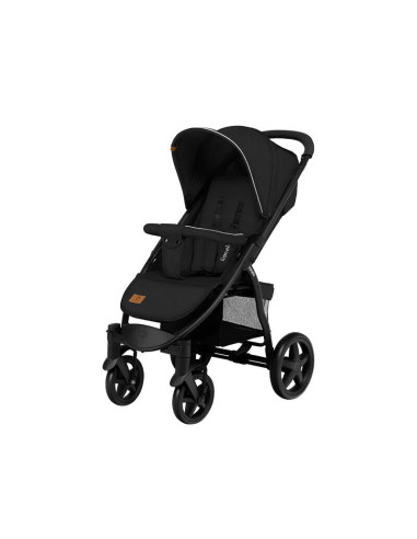 BN-LO-ANNET_BLACK_CARBON,Lionelo - Carucior sport Annet Plus, De la nastere, Cu accesorii si capotina XXL reglabila, 0 - 22 Kg, 