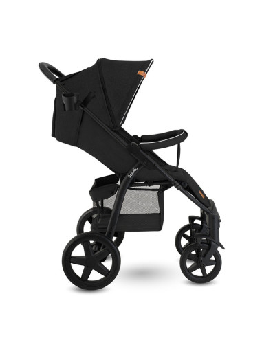 BN-LO-ANNET_BLACK_CARBON,Lionelo - Carucior sport Annet Plus, De la nastere, Cu accesorii si capotina XXL reglabila, 0 - 22 Kg, 