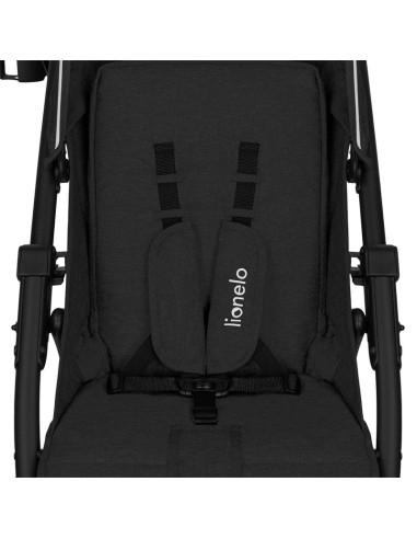 BN-LO-ANNET_BLACK_CARBON,Lionelo - Carucior sport Annet Plus, De la nastere, Cu accesorii si capotina XXL reglabila, 0 - 22 Kg, 