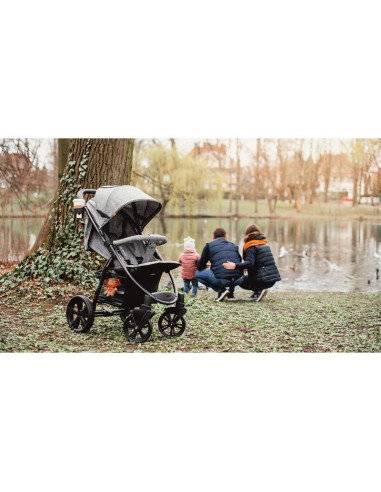 BN-LO-ANNET_BLACK_CARBON,Lionelo - Carucior sport Annet Plus, De la nastere, Cu accesorii si capotina XXL reglabila, 0 - 22 Kg, 