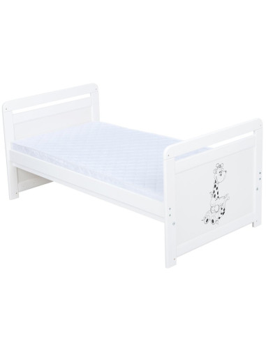BN-BONAD2G10CM01AL,Babyneeds- Patut din lemn Nadia II Girafa transformabil pt bebe si junior, 120x60 cm, Multifunctional, Din le