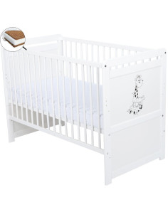 BN-BONAD2G12CM01AL,Babyneeds- Patut din lemn Nadia II Girafa transformabil pt bebe si junior, 120x60 cm, Multifunctional, Din le 2