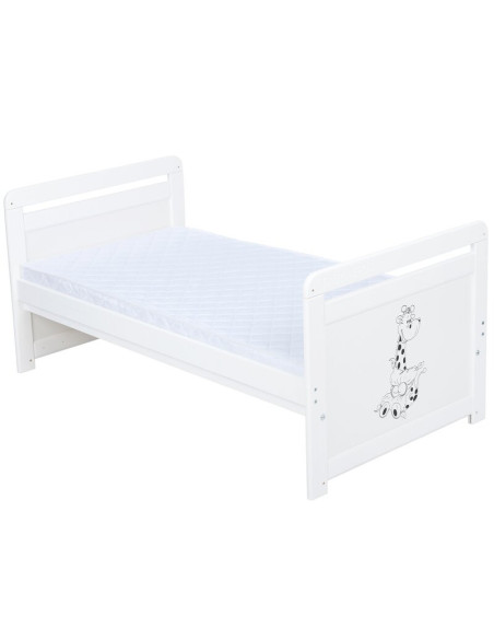 BN-BONAD2G12CM01AL,Babyneeds- Patut din lemn Nadia II Girafa transformabil pt bebe si junior, 120x60 cm, Multifunctional, Din le