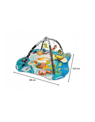 BN-LOE-ANIKA_PLUS_MULTICOLOR,Lionelo - Salteluta interactiva Anika Plus, Cu jucarii, Conform cu standardul european de securitat