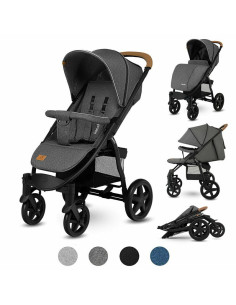 BN-LO-ANNET_PLUS_STONE_CARAMEL,Lionelo - Carucior sport Annet Plus, De la nastere, Cu accesorii si capotina XXL reglabila, 0 - 2 2