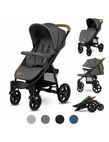 BN-LO-ANNET_PLUS_STONE_CARAMEL,Lionelo - Carucior sport Annet Plus, De la nastere, Cu accesorii si capotina XXL reglabila, 0 - 2