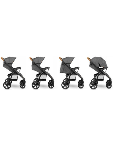 BN-LO-ANNET_PLUS_STONE_CARAMEL,Lionelo - Carucior sport Annet Plus, De la nastere, Cu accesorii si capotina XXL reglabila, 0 - 2