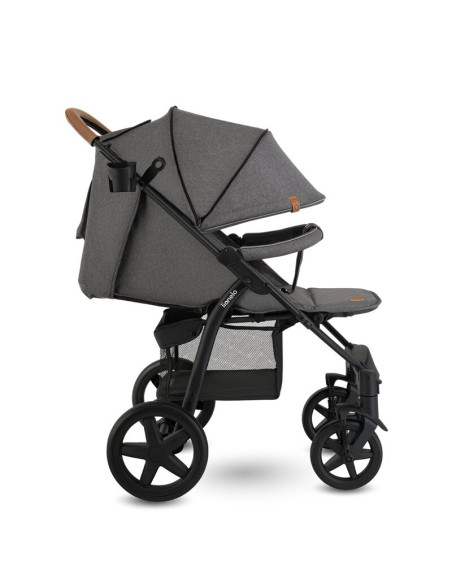 BN-LO-ANNET_PLUS_STONE_CARAMEL,Lionelo - Carucior sport Annet Plus, De la nastere, Cu accesorii si capotina XXL reglabila, 0 - 2