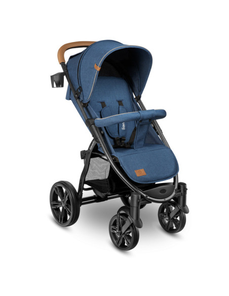 BN-LO-ANNET_PLUS_BLUE_DENIM,Lionelo - Carucior sport Annet Plus, De la nastere, Cu accesorii si capotina XXL reglabila, 0 - 22 K