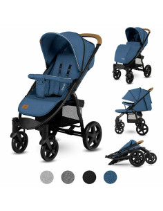 BN-LO-ANNET_PLUS_BLUE_DENIM,Lionelo - Carucior sport Annet Plus, De la nastere, Cu accesorii si capotina XXL reglabila, 0 - 22 K 2