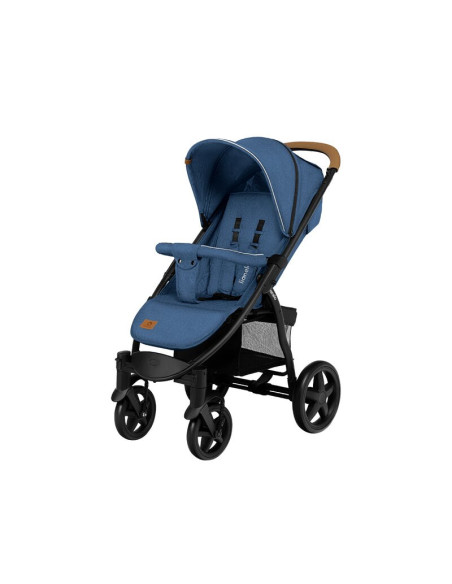 BN-LO-ANNET_PLUS_BLUE_DENIM,Lionelo - Carucior sport Annet Plus, De la nastere, Cu accesorii si capotina XXL reglabila, 0 - 22 K