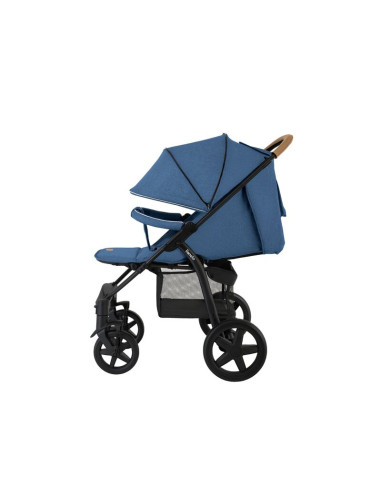 BN-LO-ANNET_PLUS_BLUE_DENIM,Lionelo - Carucior sport Annet Plus, De la nastere, Cu accesorii si capotina XXL reglabila, 0 - 22 K