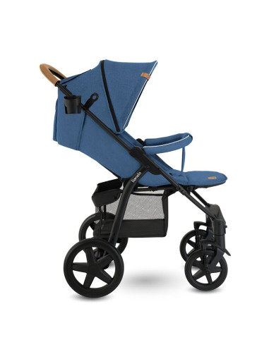 BN-LO-ANNET_PLUS_BLUE_DENIM,Lionelo - Carucior sport Annet Plus, De la nastere, Cu accesorii si capotina XXL reglabila, 0 - 22 K