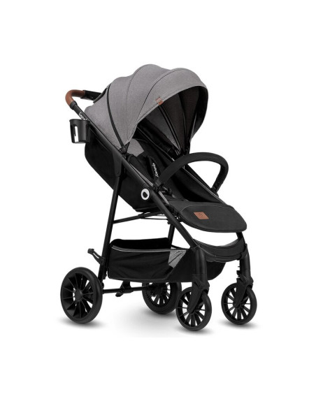 BN-LO-ZOEY_GREY_STONE,Lionelo - Carucior sport Zoey, De la nastere, Cu accesorii, Cadru din aluminiu, 0- 15 kg, Conform cu stand
