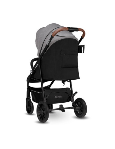 BN-LO-ZOEY_GREY_STONE,Lionelo - Carucior sport Zoey, De la nastere, Cu accesorii, Cadru din aluminiu, 0- 15 kg, Conform cu stand